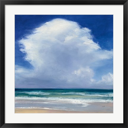 Framed Beach Clouds II Print