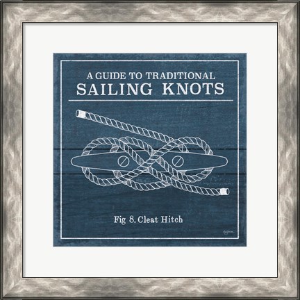 Framed Vintage Sailing Knots VII Print