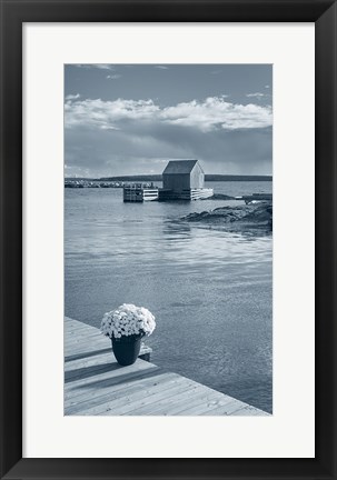 Framed By the Sea III no Border Print