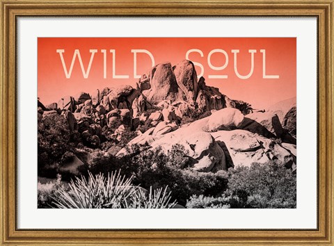 Framed Ombre Adventure II Wild Soul Print