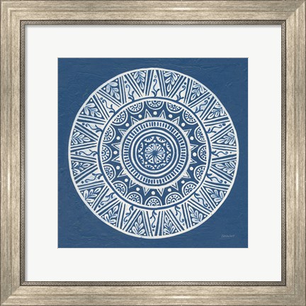 Framed Circle Designs III Print