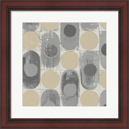 Framed 16 Blocks Square XVI Archroma Print