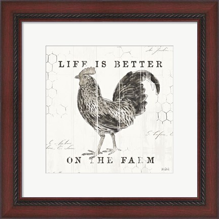 Framed Farmhouse Fresh III Print