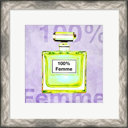 Framed 100% Femme Print