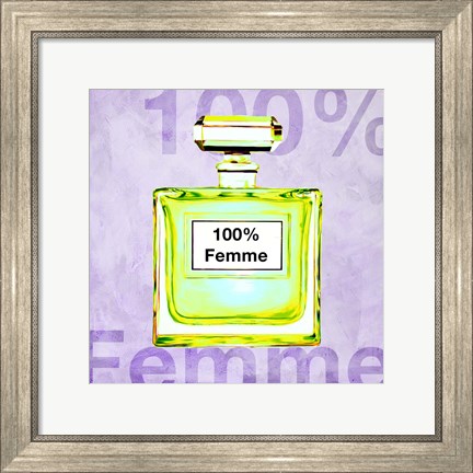 Framed 100% Femme Print