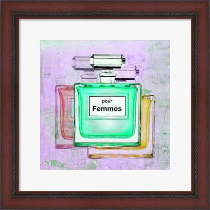 Framed Pour Femmes II Print