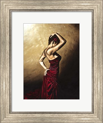 Framed Flamenco Woman Print