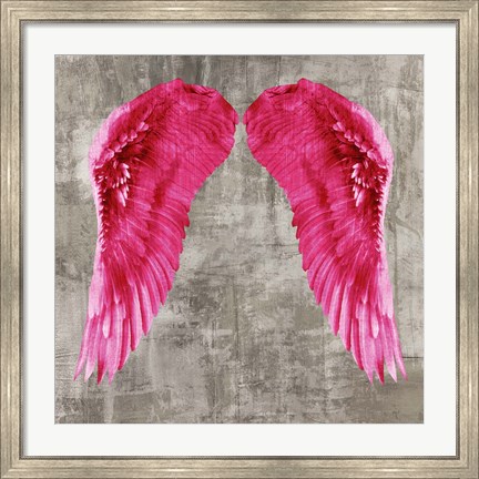 Framed Angel Wings VI Print