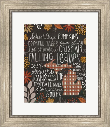 Framed Fall Print