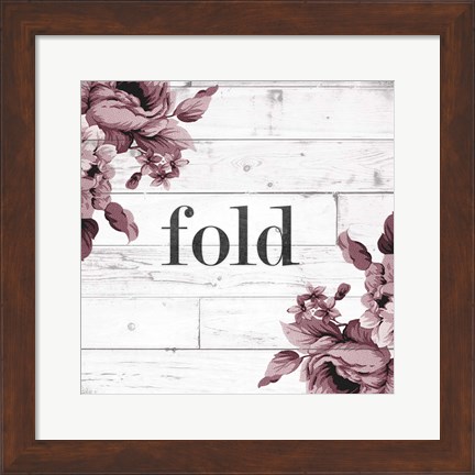 Framed Fold Print