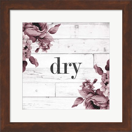 Framed Dry Print