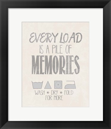 Framed Pile of Memories Print