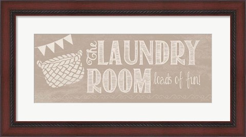 Framed Laundry Room Print