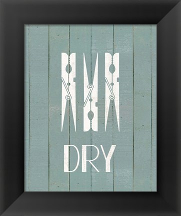 Framed Wash House Dry Print