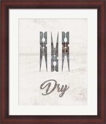 Framed Barnwood Dry Print