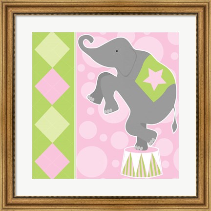 Framed Baby Big Top IX Pink Print