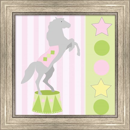 Framed Baby Big Top XI Pink Print