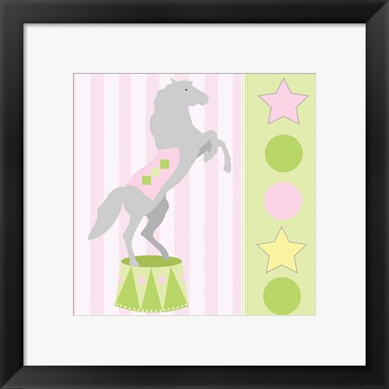 Framed Baby Big Top XI Pink Print