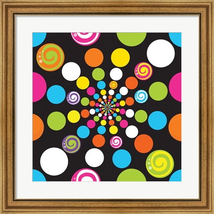 Framed Candy Craze III Print