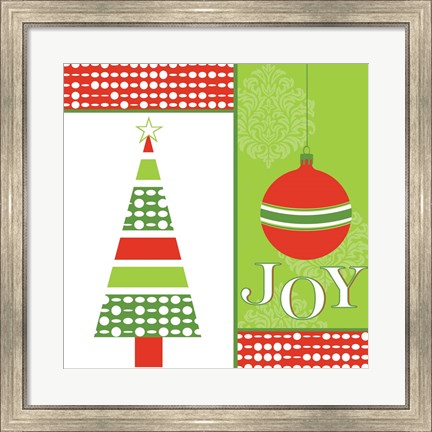 Framed Joyous Holiday XI Print