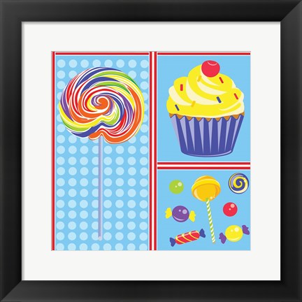 Framed Sweet Shoppe IV Print