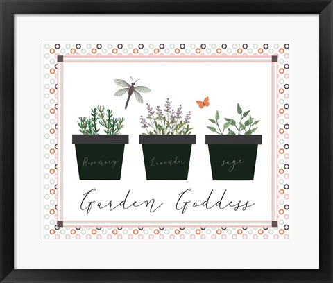 Framed Garden II Print