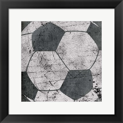 Framed Soccer Print