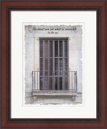 Framed Windows of the World I Print