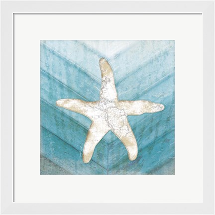 Framed Coastal Starfish Print