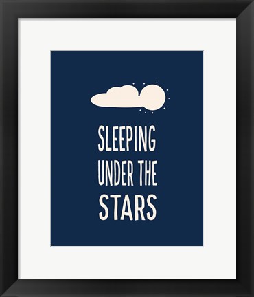 Framed Sleeping Under the Stars Print