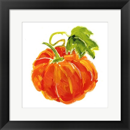 Framed Pumpkin Patch II Print