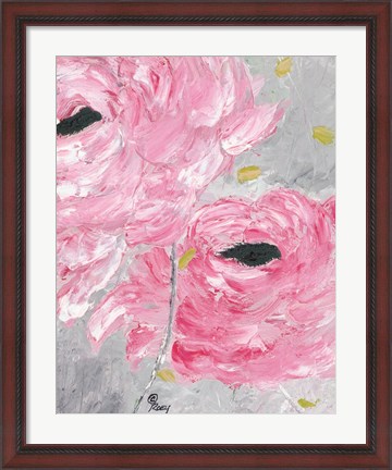 Framed Bold Rose Blooms Print