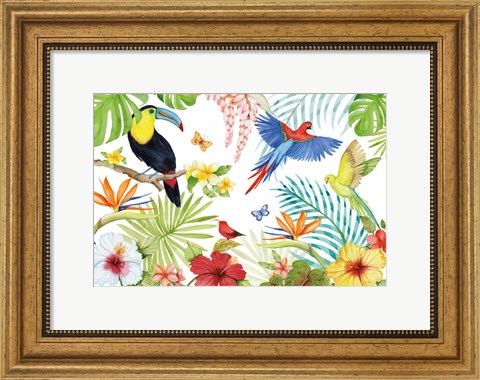 Framed Treasures of the Tropics III Print