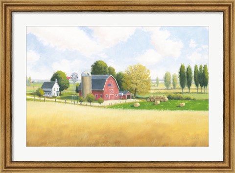 Framed Land of the Brave Print