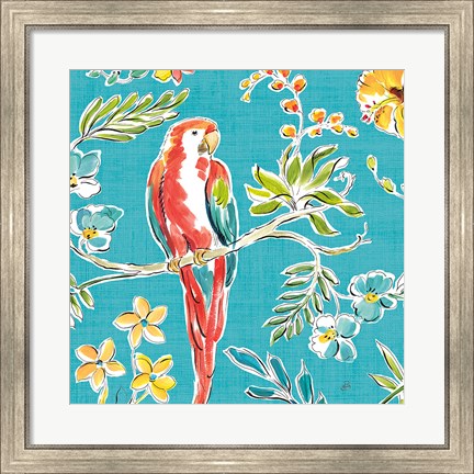 Framed Tropical Oasis III Print