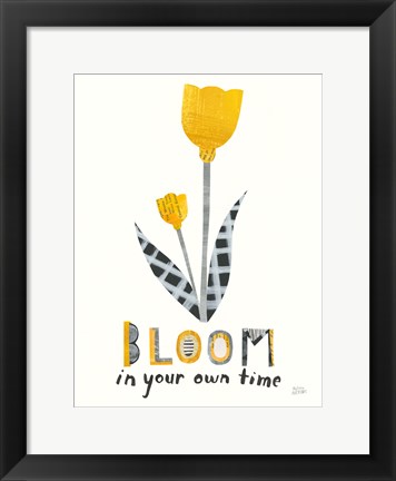 Framed Bloom Boldly IV Print