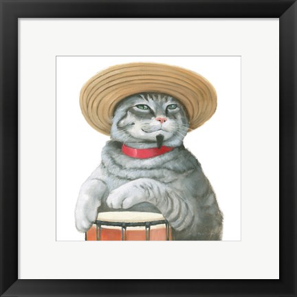 Framed Cattitude II Print