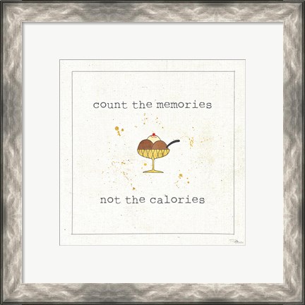 Framed Calorie Cuties VI Print