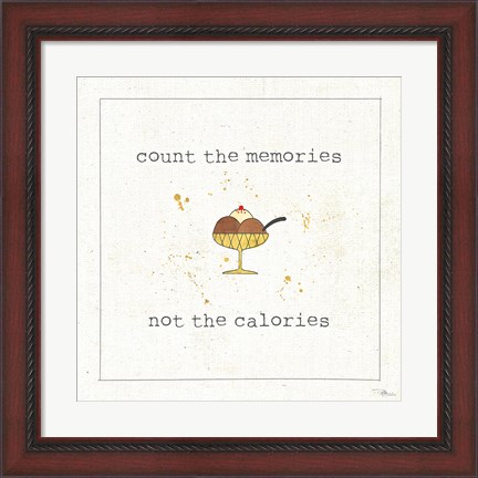 Framed Calorie Cuties VI Print