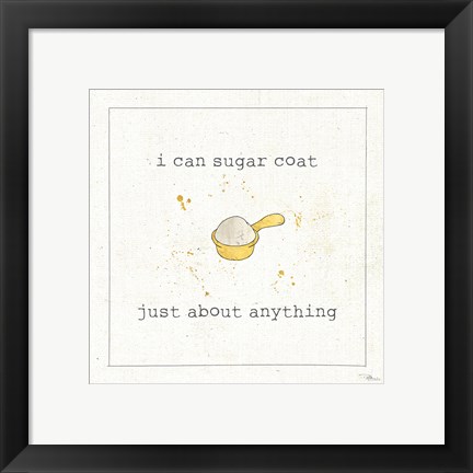 Framed Calorie Cuties V Print