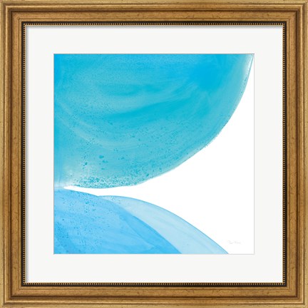 Framed Pools of Turquoise II Print