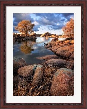 Framed Rocky Lake II Print