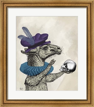 Framed Drama Llama Print