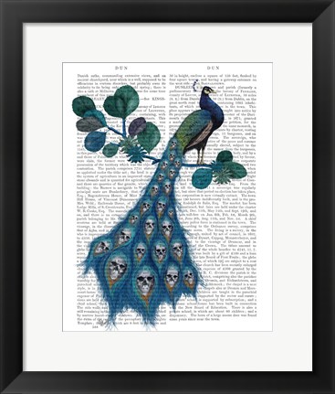 Framed Peacock Soul Gatherer Print