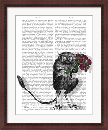 Framed Freaky Flowers Print