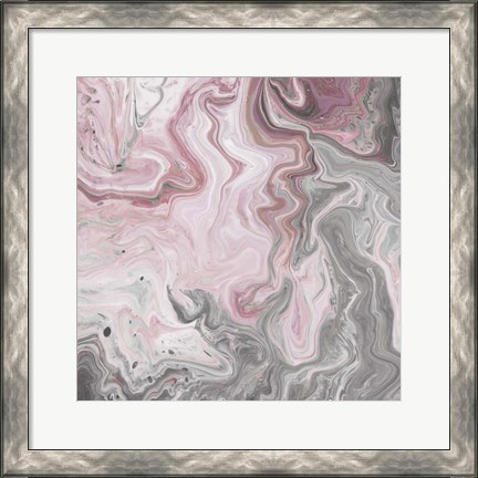 Framed Blush Minerals I Print