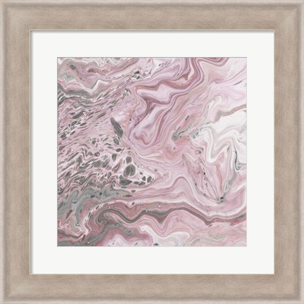 Framed Blush Minerals II Print