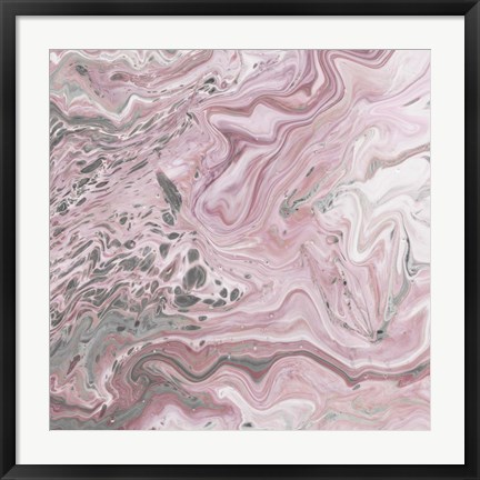 Framed Blush Minerals II Print