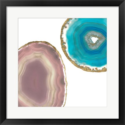 Framed Gem Stones II Print