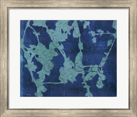 Framed Brackish Flowers I Print